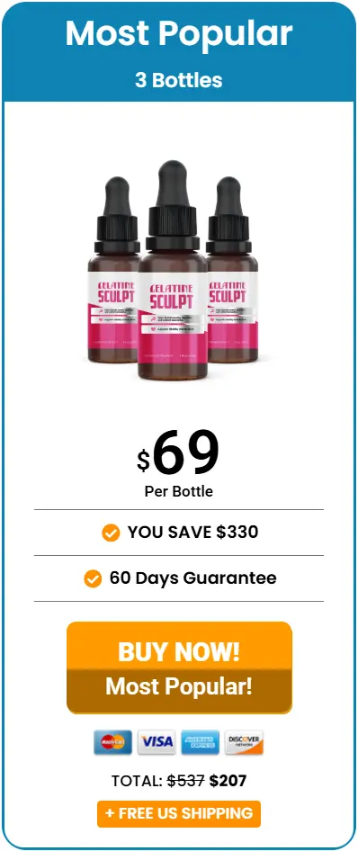 Gelatine Sculpt three bottles order